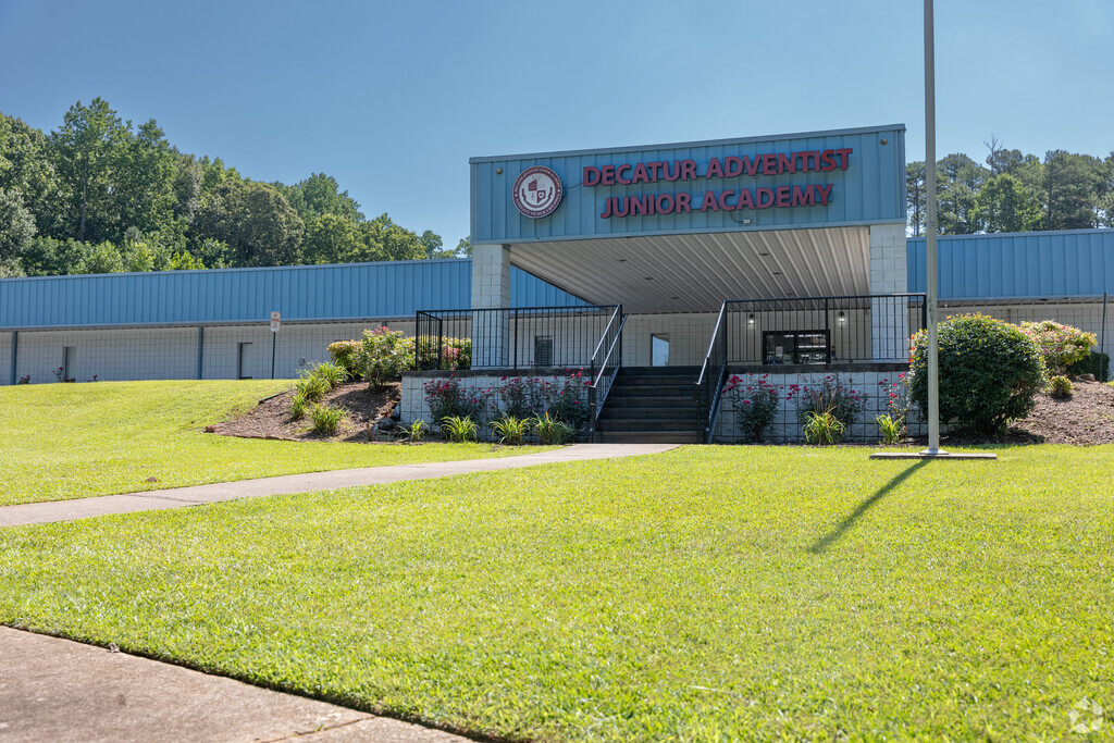 Main entrance to Decatur Adventist Junior Academy Stone Mountain, GA.