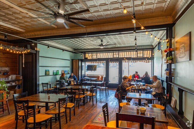 Fine Arts Bistro serves delicious lattes and breakfast locals love in Downtown Glasgow.