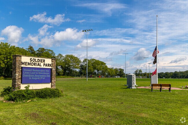 Welcome to Soldier Memorial Park in East Monmouth County, NJ.