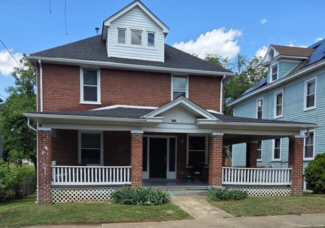 Front with shared porch