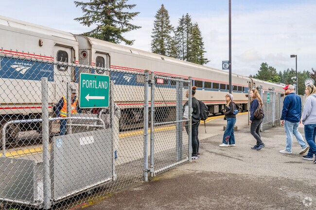 Lakepointe is within walking distance of the Centennial train and bus station.