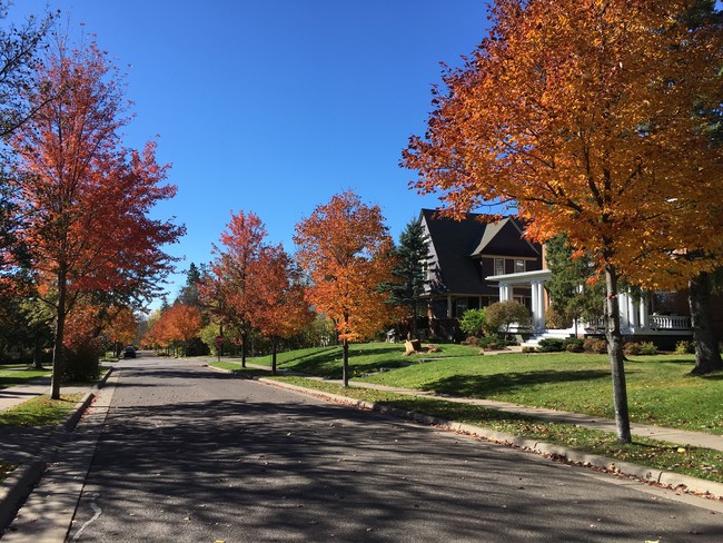 3rd St in front of duplex