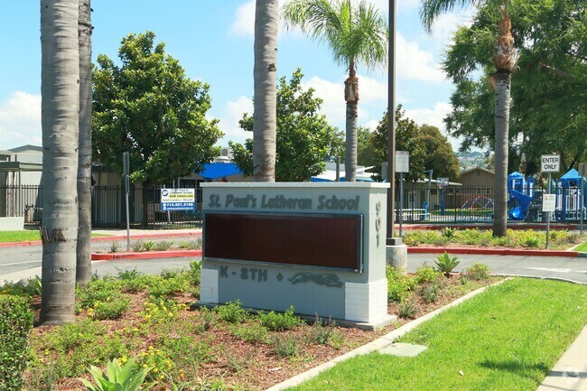 Orange neighborhood students can attend St. Paul's Lutheran Church and School.