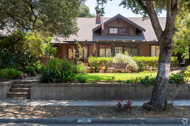 Large trees, bushes and gardens offer privacy in Orange Heights.