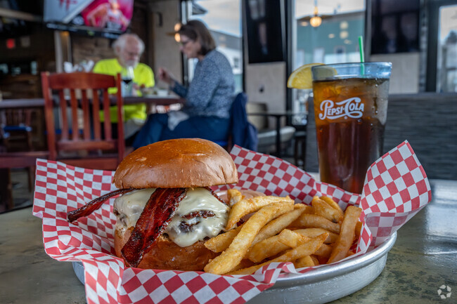 Head to Kelly's Tap House Bar and Grill for a Butcher Burger.