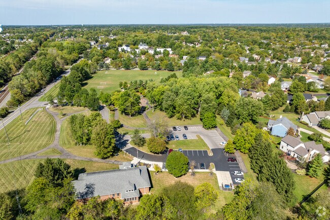Library Park near Smoky Ridge Estates offers lots of green space, pickleball courts and more.