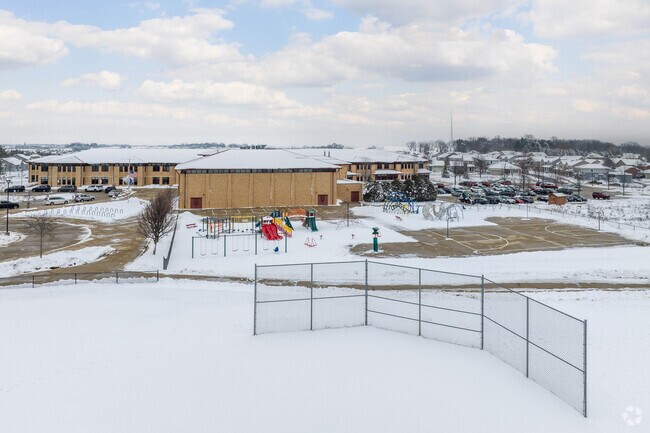 Olson Elementary in Verona has plenty of sports facilities on its grounds.