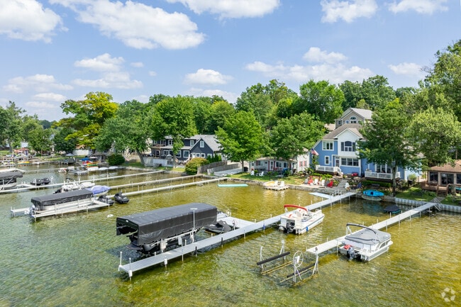 Homes of every size are found on the shores of Lake Chemung and Crooked Lake in Genoa Township.