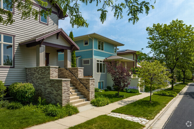 A variety of modern-styled homes can be found in Middleton Hills.