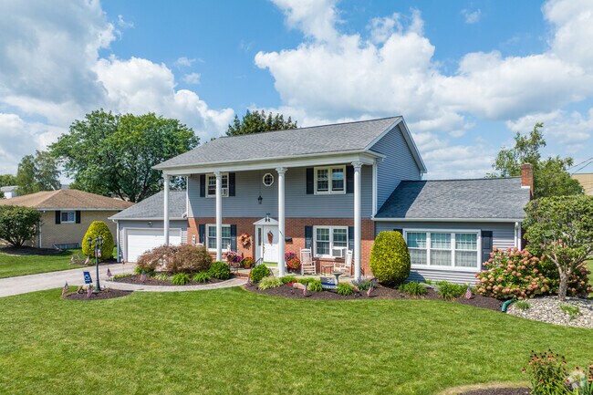 Modern Colonial homes make up most of the larger homes in Nanticoke.