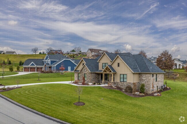 A row of estates lines the streets of Meadow Lands' newly developed areas.