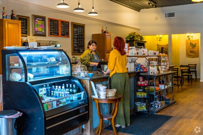 Start your day with a cup of coffee at The Bean Community Coffee House in Vermillion.