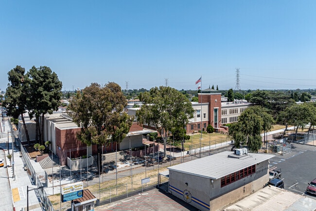 Students are proud of their campus at South Gate Middle School.