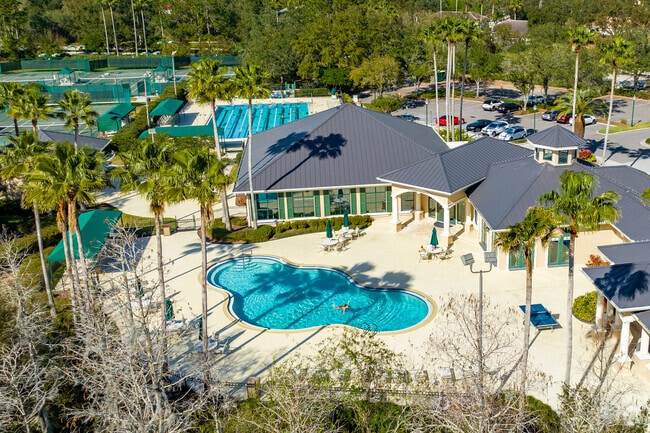 The clubhouse in Arbor Green features a resort style pool.