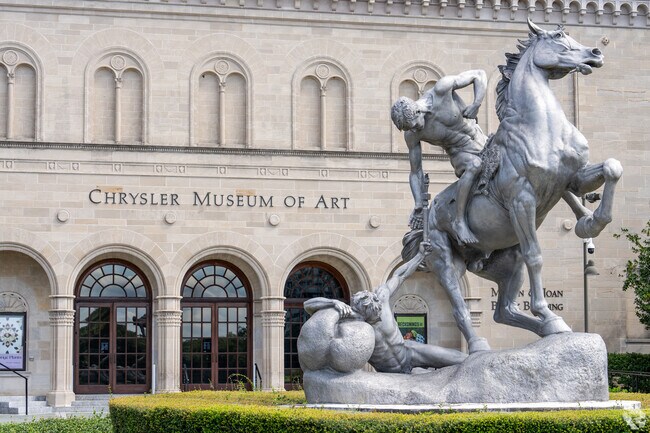 The Chrysler Museum of Art is free to the public and a short distance from Brambleton.