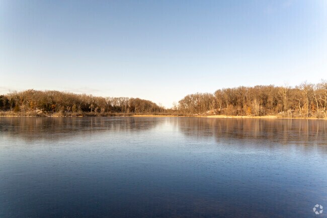 Enjoy a brisk morning walk along Maltby Lake in Huron Meadows Metropark.