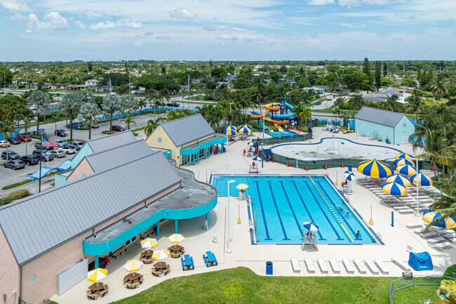 Near the Holiday Springs neighborhood is the Calypso Cove Aquatic Center.