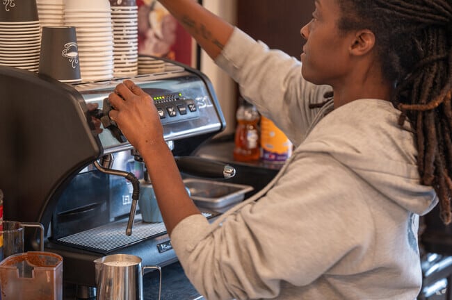 Alicia loves serving her coffee in Vincent Alabama.