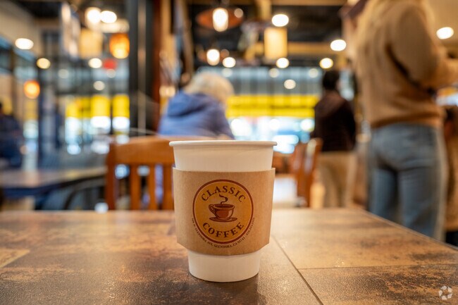 Grab a warm cup of joe at Classic Coffee just outside of North Glendora.