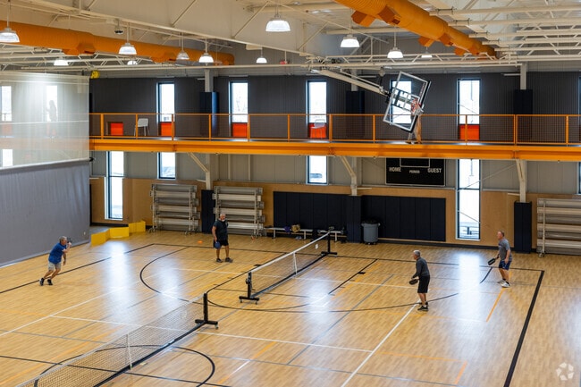 Sedalia locals grab a pickleball court at the Heckart Community Center.