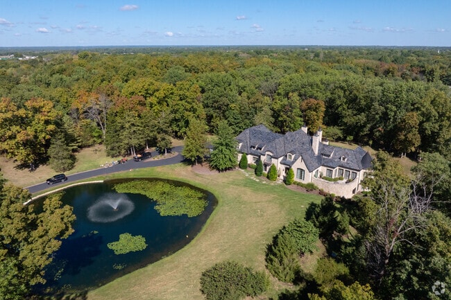 Grand estates dot the landscape in the Highlands neighborhood.