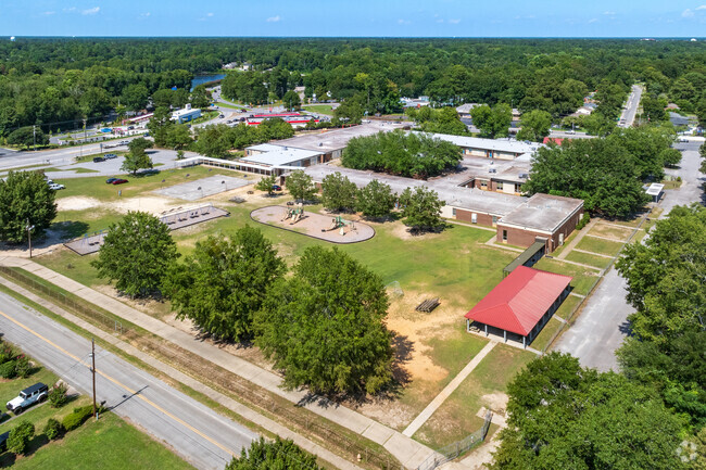 Millwood Elementary School is centrally located near residential neighborhoods.