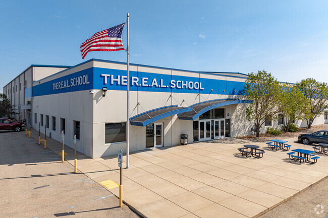 The Real School is early college pocket academy, with all high school students dual enrolled