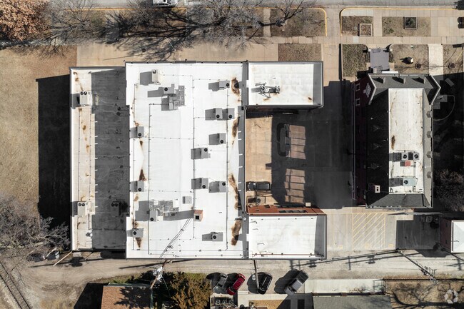 Here is a top down view of St. Joseph Catholic School.