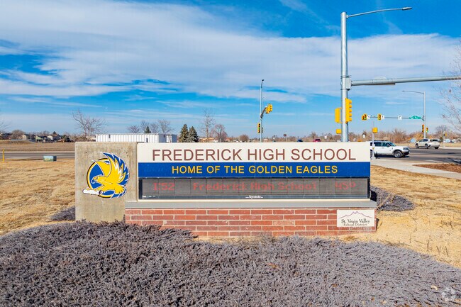 Frederick High School in Frederick, CO, serves the Firestone community by providing a comprehensive education focused on academic excellence and personal growth. With diverse extracurricular activities and support programs, students are encouraged to explore their interests.