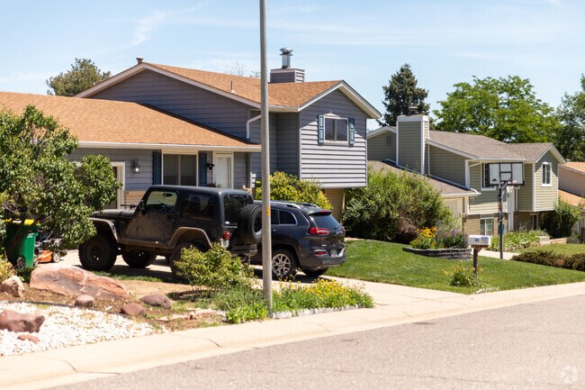 Acres Green is made up mostly of split level and ranch style homes.