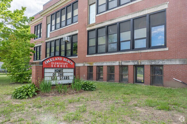 Local residents admire the varied sports and arts offerings at Oakland Beach Elementary.