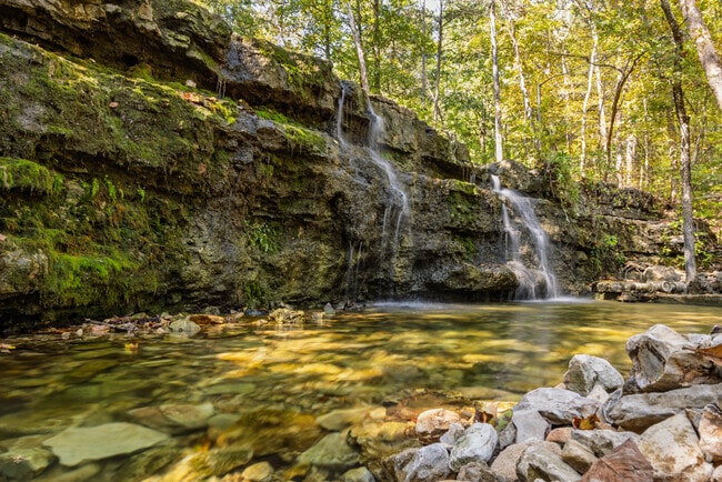 The Water Fall Trail offers scenic views for hikers.