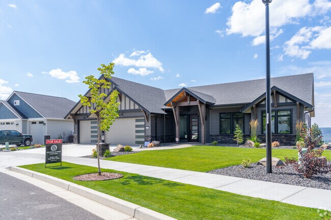Modern builds are common and have great views over the Nine Mile neighborhood.