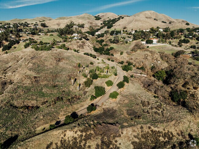 The trail at Joseph D. Grant County Park in San Jose, California.