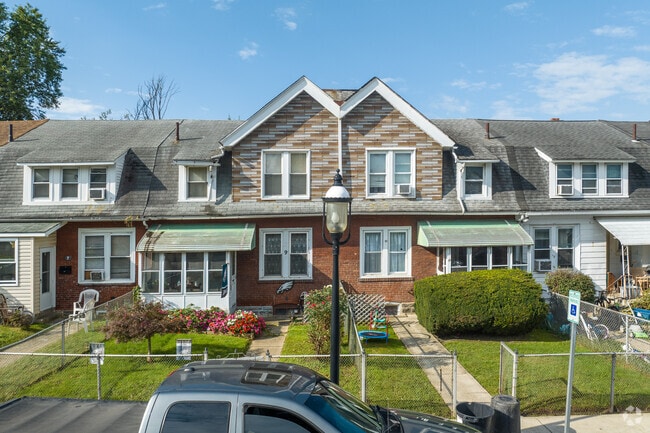 These rowhomes in the Viscose Village section of Marcus Hook were designed with style in mind.