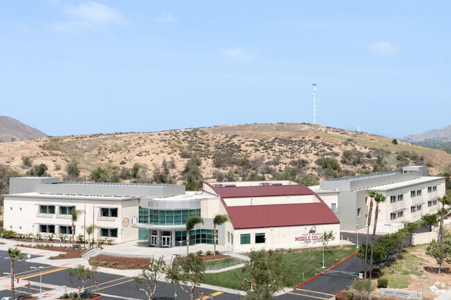 John F. Kennedy Middle College High School is located on 3rd street in Norco.