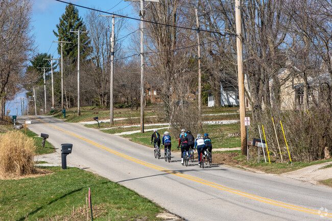 Stanford residents enjoy getting a few miles in on the open road with friends.