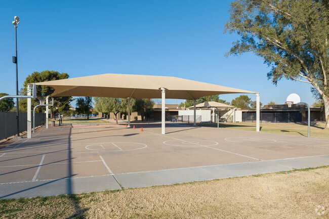 Knox Gifted Academy in Chandler includes a shaded playground.