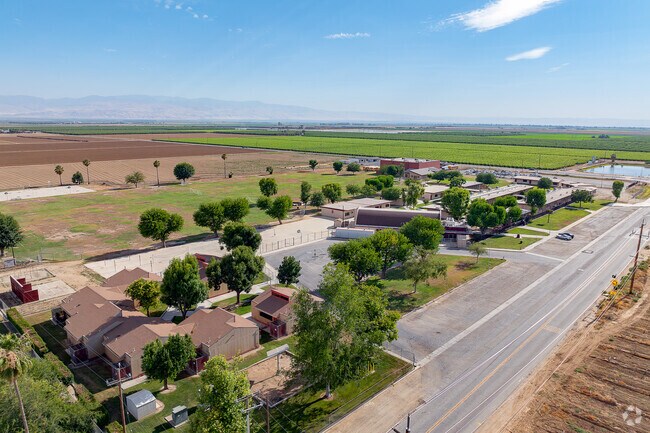 The Sunset Middle School offers a sprawling campus when viewed from above.
