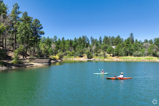 Lynx Lake in Prescott is a popular location for kayaking and camping.