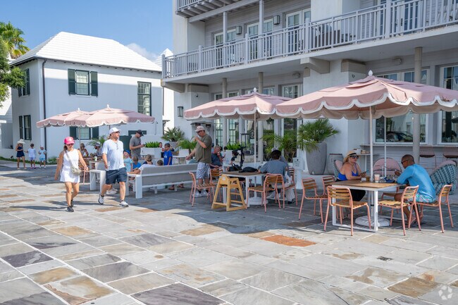 Sip artisanal coffee and shop unique finds at Fonville Press Market+Café in Alys Beach.