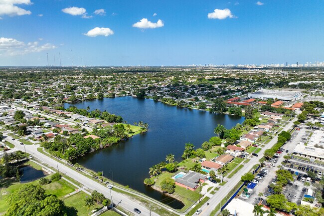 Scott Lake offers fishing opportunities thanks to its connected canal system.