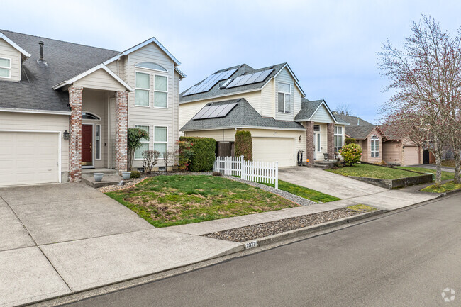 Two store contempory builds in the Mount Hood neighborhood range in price from $500,000 to $580,000.