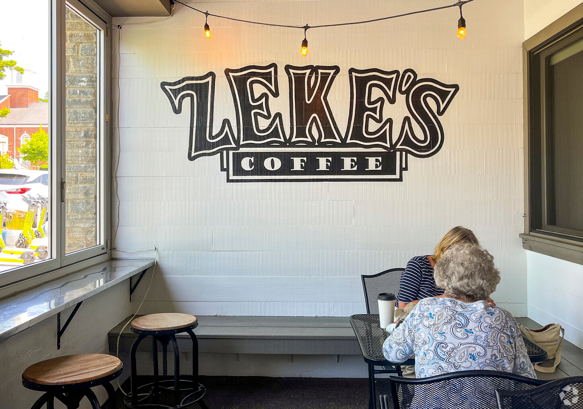 Meet friends at neighborhood staple Zeke's Coffee.