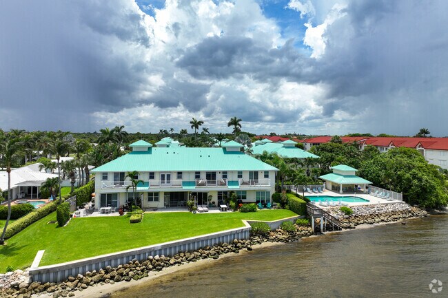 Waterfront condominium with direct access to the intracoastal in Hypoluxo neighborhood.