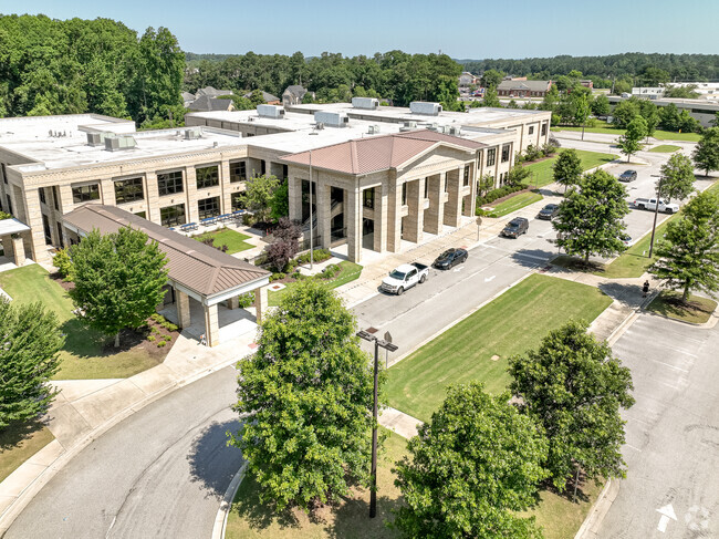Aerial School campus of Martinez Elementary School in Augusta, GA.