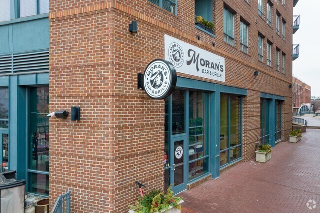 Moran's Bar and Grill is a recent addition and located below the Arena Crossing Apartments.