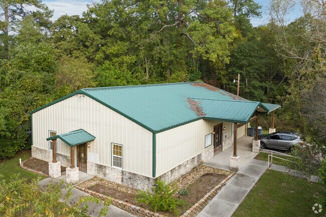 Woodloch's City Hall stands as a natural centerpiece in the neighborhood.