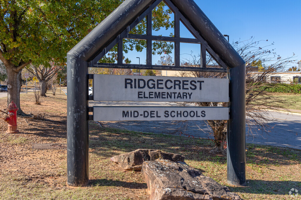 Ridgecrest Elementary School is part of the Midwest City-Del City public school system.