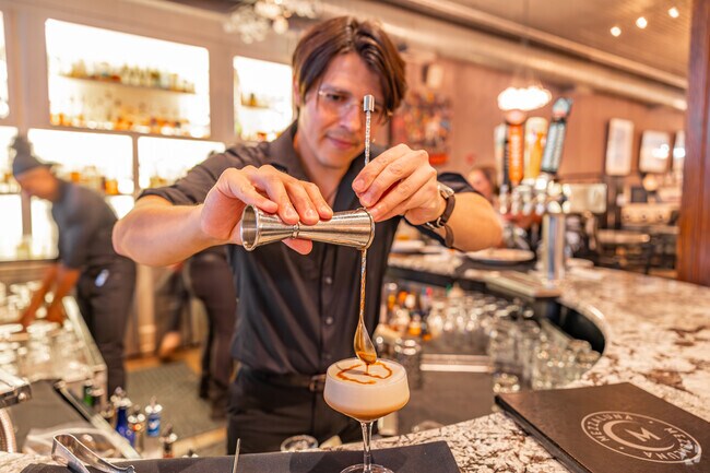 Mezzaluna has some of the best drink creations around.